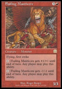Flailing Manticore - Mercadian Masques (Rare) [MMQ-187]