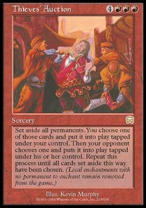 Thieves' Auction - Mercadian Masques (Rare) [MMQ-218]