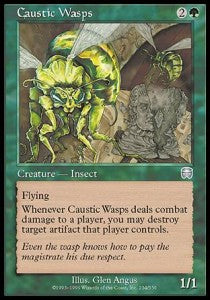Caustic Wasps - Mercadian Masques (Uncommon) [MMQ-234]