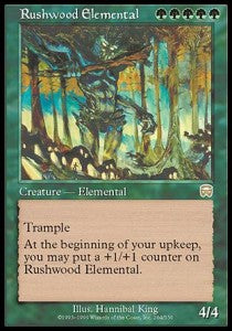 Rushwood Elemental - Mercadian Masques (Rare) [MMQ-264]