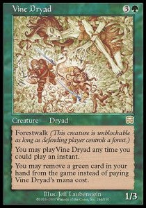 Vine Dryad - Mercadian Masques (Rare) [MMQ-284]