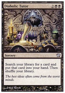 Diabolic Tutor - Ninth Edition (Uncommon) [9ED-125]