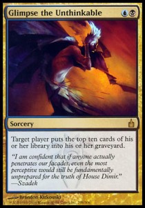 Glimpse the Unthinkable - Ravnica: City of Guilds (Rare) [RAV-208]