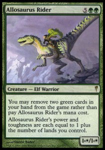 Allosaurus Rider - Coldsnap (Rare) [CSP-101]