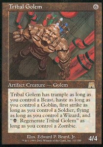Tribal Golem - Onslaught (Rare) [ONS-311]