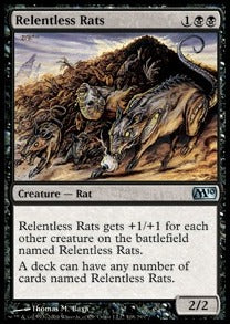 Relentless Rats - Magic 2010 (Uncommon) [M10-108]