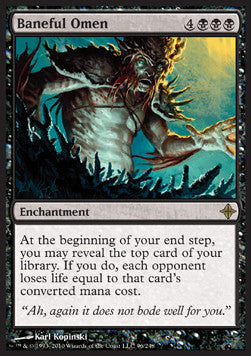 Baneful Omen - Rise of the Eldrazi (Rare) [ROE-96]