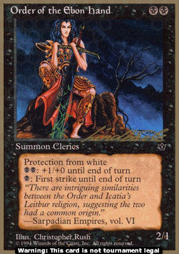 Order of the Ebon Hand (V.3) - Pro Tour 1996: Leon Lindback (Special)