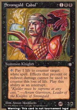 Stromgald Cabal - Pro Tour 1996: Leon Lindback (Special)