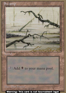 Swamp (V.1) - Pro Tour 1996: Leon Lindback (Special)