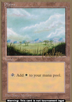 Plains (V.3) - Pro Tour 1996: Preston Poulter (Special)