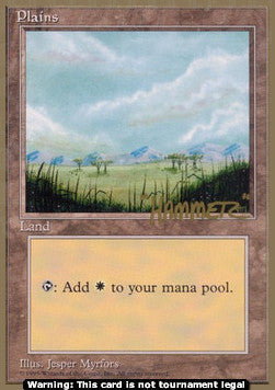 Plains (V.3) - Pro Tour 1996: Shawn Regnier (Special)