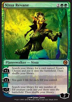 Nissa Revane - Duels of the Planeswalkers Promos (Mythic) [DPP-Duels 2010]