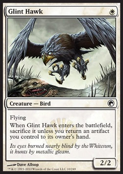 Glint Hawk - Scars of Mirrodin (Common) [SOM-10]