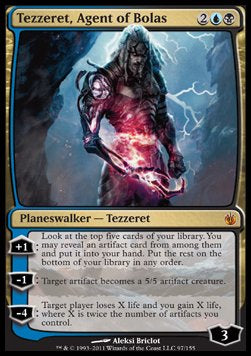 Tezzeret, Agent of Bolas - Mirrodin Besieged (Mythic) [MBS-97]