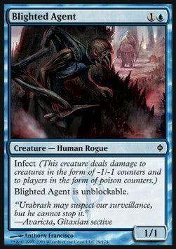 Blighted Agent - New Phyrexia (Common) [NPH-29]