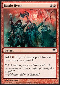 Battle Hymn - Avacyn Restored (Common) [AVR-128]