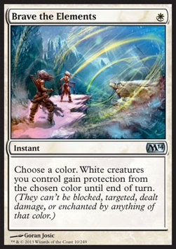 Brave the Elements - Magic 2014 (Uncommon) [M14-10]