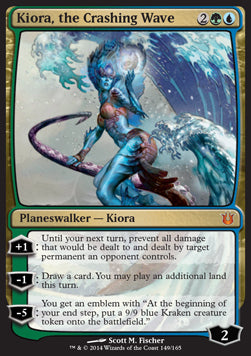 Kiora, the Crashing Wave⁣ - Born of the Gods⁣ (Mythic)⁣ [149]