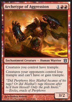 Archetype of Aggression⁣ - Born of the Gods⁣ (Uncommon)⁣ [88]