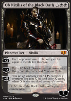 Ob Nixilis of the Black Oath (V.1) - Commander 2014 (Mythic) [C14-27]