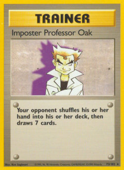 Imposter Professor Oak - Base Set (Rare) [BS-73]