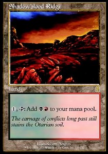Shadowblood Ridge - Odyssey (Rare) [ODY-326]