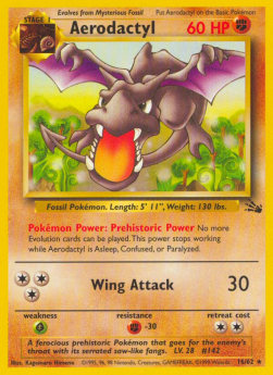 Aerodactyl - Fossil (Rare) [FO-16]
