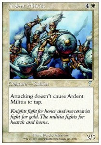 Ardent Militia - Seventh Edition (Uncommon) [7ED-2]