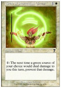 Circle of Protection: Green - Seventh Edition (Common) [7ED-8]
