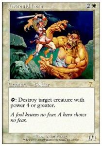 Intrepid Hero - Seventh Edition (Rare) [7ED-22]