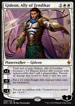 Gideon, Ally of Zendikar - Battle for Zendikar (Mythic) [BFZ-29]