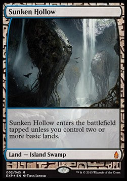 Sunken Hollow - Zendikar Expeditions (Masterpiece) [ZEX-2]
