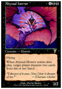 Abyssal Horror - Seventh Edition (Rare) [7ED-115]