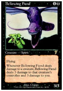 Bellowing Fiend - Seventh Edition (Rare) [7ED-119]