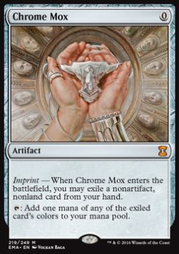Chrome Mox⁣ - Eternal Masters⁣ (Mythic)⁣ [219]