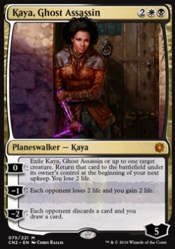 Kaya, Ghost Assassin (V.1) - Conspiracy: Take the Crown (Mythic) [CN2-75]