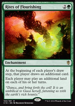 Rites of Flourishing - Commander 2016 (Rare) [C16-163]