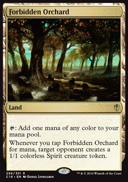 Forbidden Orchard - Commander 2016 (Rare) [C16-296]