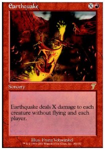 Earthquake - Seventh Edition (Rare) [7ED-180]