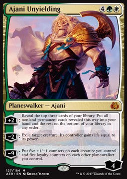 Ajani Unyielding - Aether Revolt (Mythic) [AER-127]