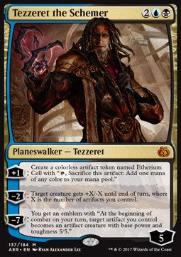 Tezzeret the Schemer - Aether Revolt (Mythic) [AER-137]