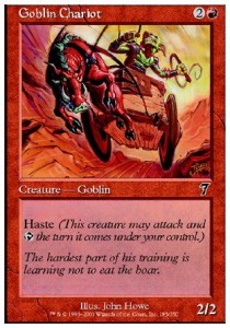 Goblin Chariot - Seventh Edition (Common) [7ED-185]