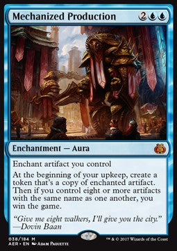 Mechanized Production - Aether Revolt (Mythic) [AER-38]