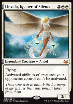 Linvala, Keeper of Silence - Modern Masters 2017 (Mythic) [MM3-13]