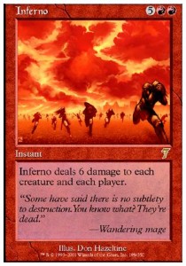 Inferno - Seventh Edition (Rare) [7ED-198]