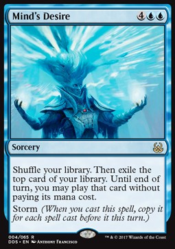 Mind's Desire - Duel Decks: Mind vs. Might (Rare) [DDS-4]
