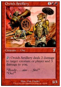 Orcish Artillery - Seventh Edition (Uncommon) [7ED-205]