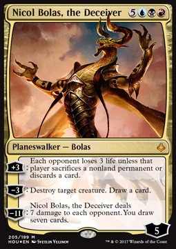 Nicol Bolas, the Deceiver - Hour of Devastation (Mythic) [HOU-205]