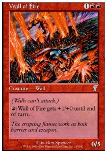Wall of Fire - Seventh Edition (Uncommon) [7ED-227]